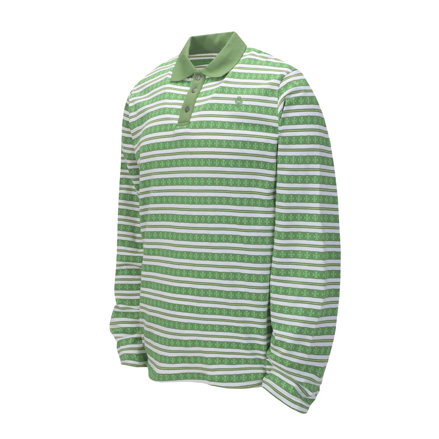 P190 -Chrome Hearts/Chrome Hearts 25ss season's most popular striped yarn-dyed long-sleeved T-shirt -High weight, high density and high quality. The wool is soft, delicate and skin-friendly. It feels soft and silky. It has excellent warmth and skin-friendly properties. -Customized weaving and dyeing, no color difference, no matter the fabric or workmanship details, beat the ordinary version on the market. -Colour: black, gray, blue, pink, green -Size: S M L XL